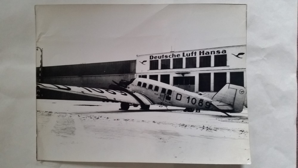 Photo Large Format 6 German LuftHansa Archive Aircraft D 1089 c.1960s c.18x24cm