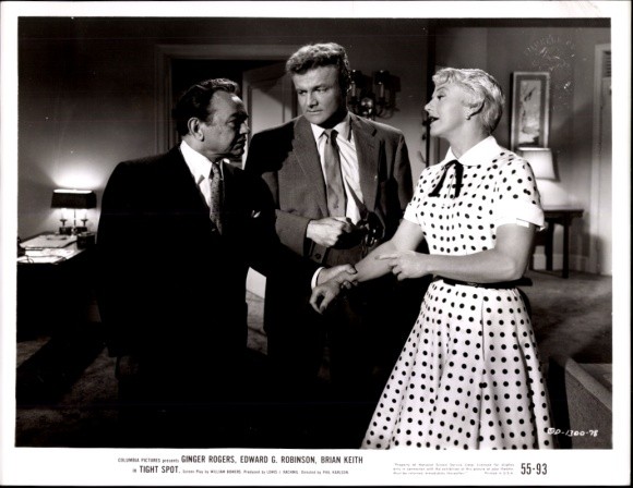 Photo Film Scene “Tight Spot”, USA 1955, Scene with Ginger Rogers,… – 10628387