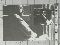 Man Ray – Portrait Of Henri Matisse In His Studio – Auction Announcement Card