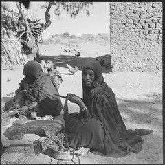 Photo On BARYTE Paper Algeria 1960 Size 40x40cm