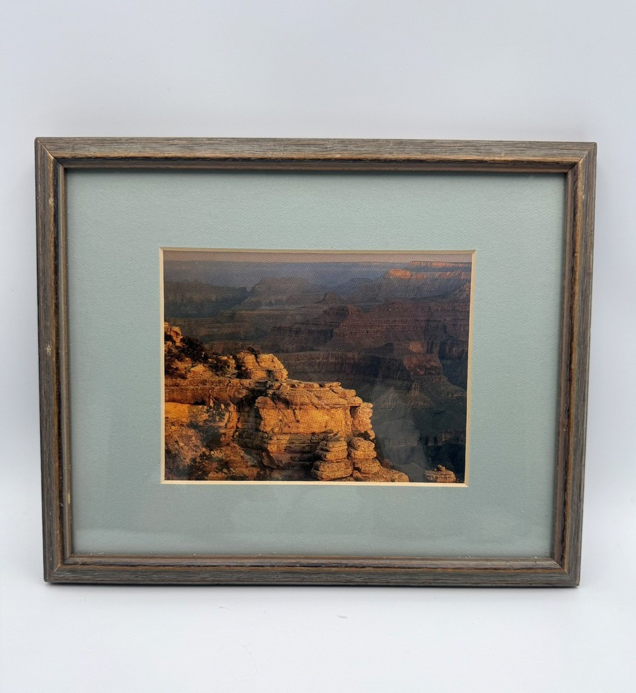 Jim Wilson Matted Print Grand Canyon Sunrise From Mather Point 11” x 9”