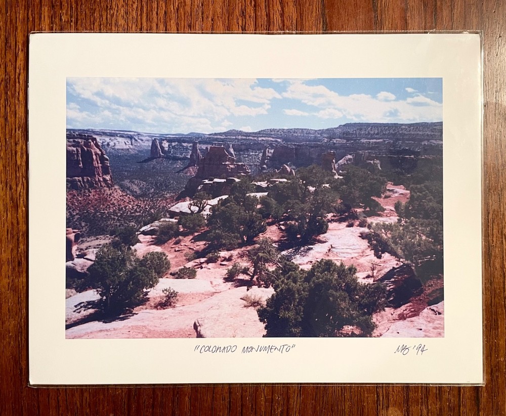 Original photographic print “Colorado Monumento” by Michael Blumenstock