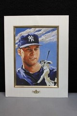 2001 Fleer LIMITED EDITION FINE ART SPORTS PIECE Derek Jeter NY Yankees 460/2100