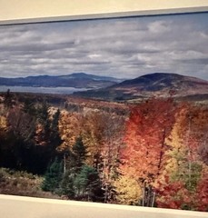 Photographic Landscape 180• View Rangely Maine By Scott Perry Signed Framed