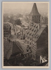 Nuremberg 1949 – Dürerhaus City Wall – Old Photo 1940s