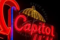 Capitol Hill Motel Portland Oregon Neon Sign 8×12 Print Metallic Paper