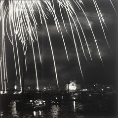 Bruce Cratsley – Venice Fireworks, 1982 Selenium-Toned Gelatin Silver Print