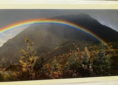 Rainbow over Mendenhall Glacier Ron Klein Juneau 2005