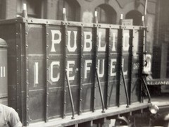 WALKER EVANS Palumbo Ice (1934) Original Silver Gelatin Estate Stamped Ed of 75