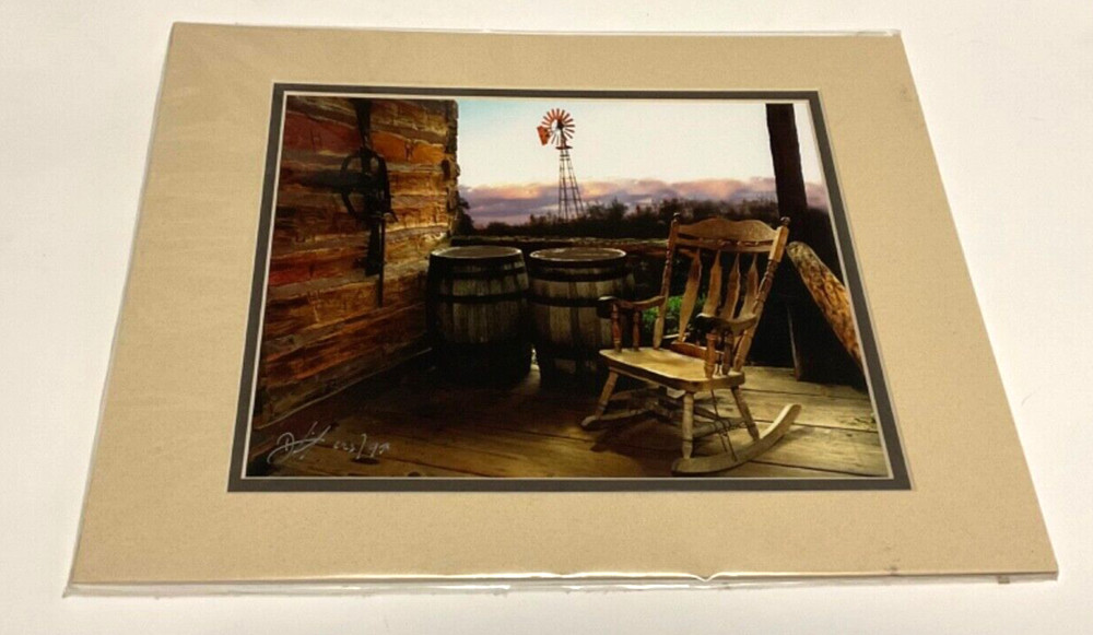 Don Schimmel Signed Photography Art “Peace At Last” Letter of Authenticity
