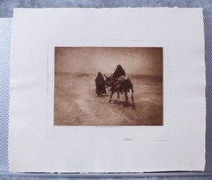 Edward S.Curtis Photogravure Into The Desert Navaho Classic Gravure Company