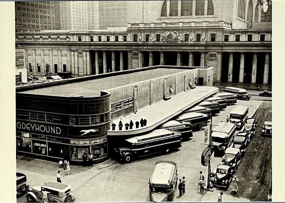 Greyhound Bus Terminal 1936 Art Print Card Photo By Berenice Abbott – Fotofolio