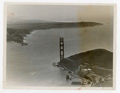 Construction of Golden Gate Bridge San Francisco California 1934 Press Photo