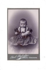 CDV Photo Cute Little Child – Magdeburg-Sudenburg 1900s