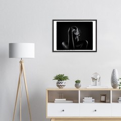 Think, B&W art photograph