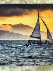 Metal Print Photography Art – Award Winning – Bay Area Sunset