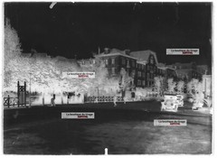 Antique Glass Plate Photo Negative Black and White 13×18 cm Vittel France