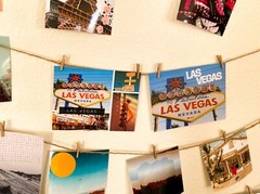 Postcard Las Vegas Travel Set of 2