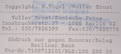 Brokers on the stock Exchange, Walter Vogel