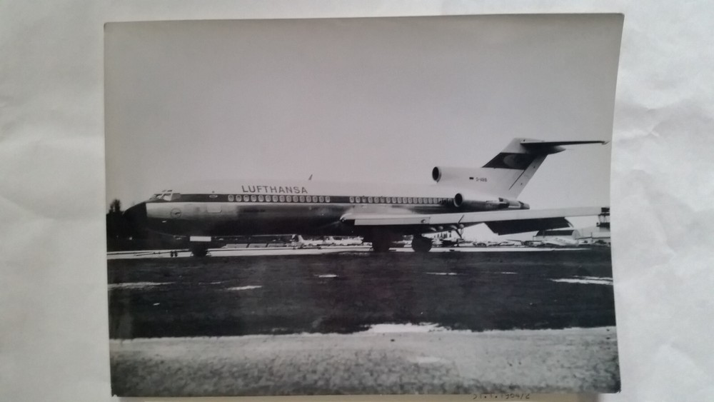 Photo Large Format 4 Lufthansa Archive Aircraft Boeing 727 approx. 1960s approx. 18×24 cm