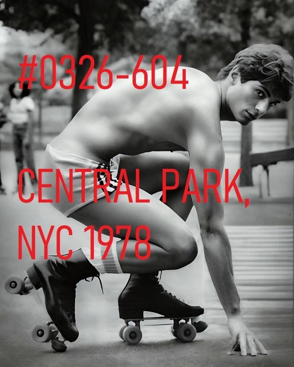 VINTAGE MALE PORTRAIT #0326-604 – central park, nyc 1978 -freeShipping/usa