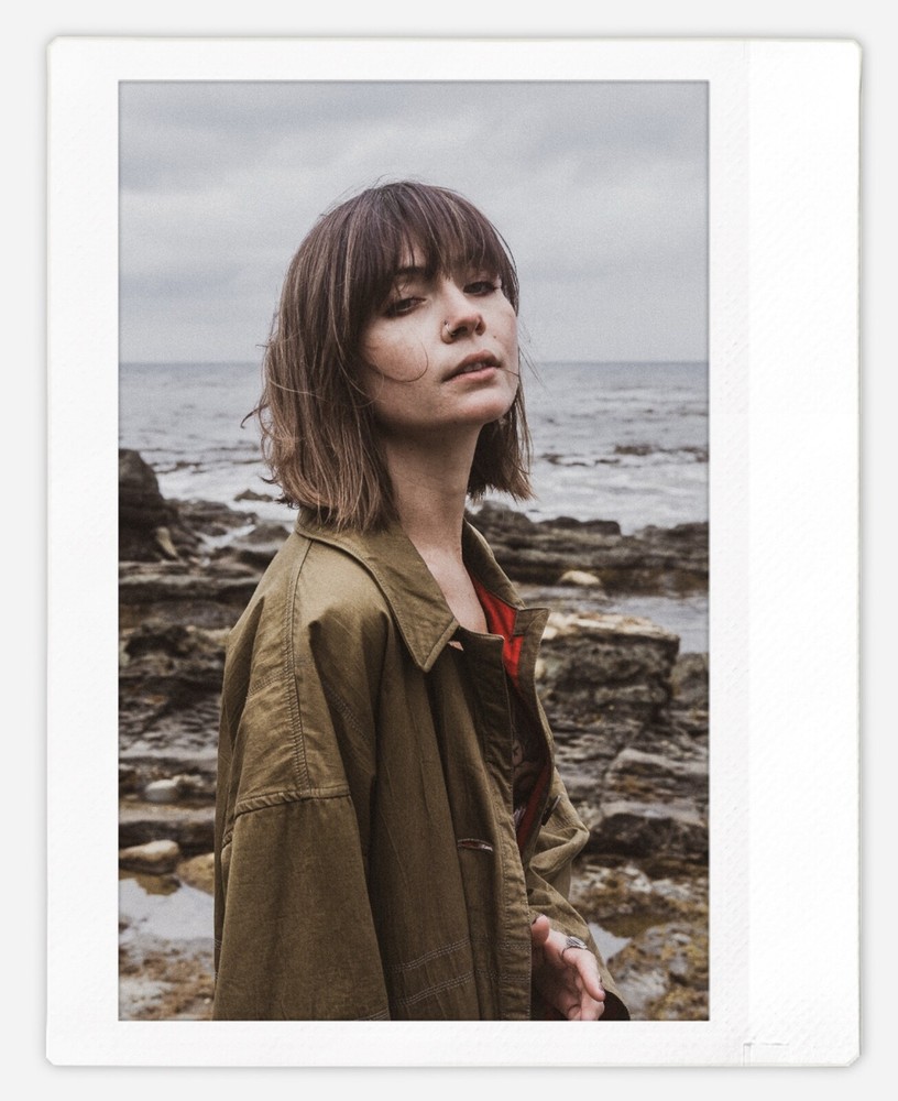 Art model Sawyer Instax Wide Photo Instant Film Print Signed By Artist