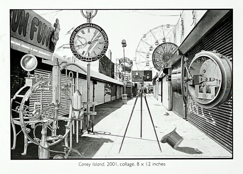 Carlos Diaz (b. 1951) Art Announcement Card 2001 – Invented Landscapes