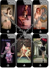 tarot card deck sibyl cartomancy divinatory pin-up burlesque erotic vintage rare