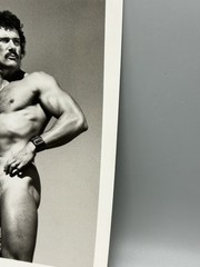Vintage Photo KYLE HAZARD Target Studios 5×7 Male Physique Hairy Beefcake Stache
