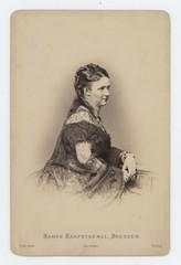 Hanns Hanfstaengl Queen Carola of Saxony photograph original unsigned around 1880