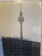 5x East Berlin Karl Berolina House with TV Tower GDR (3)