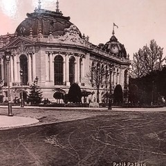 France PARIS Photo EXPOSITION UNIVERSELLE 1900 LE PETIT PALAIS vintage antique μ