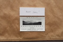 Framed Signed David Pettit 8/02 Photograph Keet Seel Puebloan Cliff Dwelling AZ