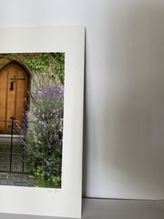 Dennis Barloga Photography Print, “Lavender Cottage” England signed 14 x 11”