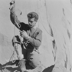 Baryte Photo Print Mountain Climbing Algeria 1960 Format 40x40cm
