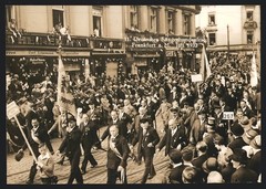 Photography Frankfurt / Main, parade at the 11th German Singers’ Festival 1932