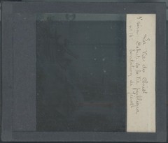 Temptation Of Jesus, Photo Glass Plate, Black & White, Positive 8.5X10 Cm