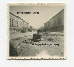 Z69 Photo approx. 1952 Berlin Construction of Stalin-Allee Stalinallee Houses Construction Work