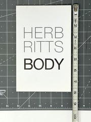 Herb Ritts (1952-2002) Art Show Announcement Card 2005 – Body – Staley Wise NYC
