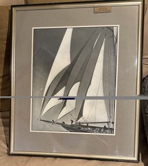 Rosenfeld Collection “Migrant Headsails” Framed Maritime Photo Mystic Seaport