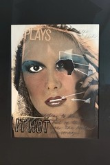 Judith Golden Plays It Hot 1977 Artist Proof AP Signed Photo Mixed Media 70s