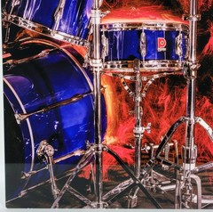 Ruben Martinez Light Photography Art ~ Drum Solo #1 ~ 12″x18″ Sabian Premier