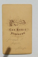 CDV Photo by CHRISTIAN KÖNIG NÜRNBERG C. 1870-1880 Portal St. Lorenz Church