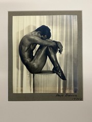 Edwin Townsend Nude Male Photo Signed Physique Bodybuilder Antique Model