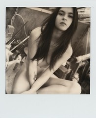 Original ART Nude Polaroid Anna by Herr Merzi #009