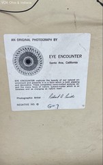 Richard A. Pucillo Eye Encounter Signed Original Photo Covered Bridge Framed Art