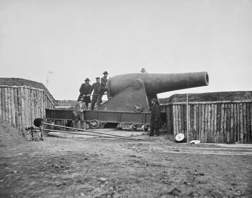 Largest Cannon mounted in Fort, at Batter Rodgers Photograph Print 11″x14″
