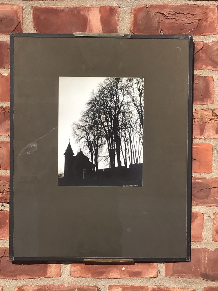 Clemens Kalischer Silver Gelatin Photograph Near Celigny Switzerland. Signed