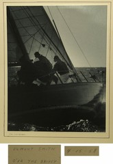 Yachtmen in action sail boat yacht vintage art photo by Ulmont Smith