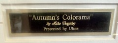 Vintage Photo “Autumns Colorama” By Mike Crowley Framed Photograph Fall, Trees